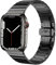 Miimall Correa Compatible con Apple Watch Ultra 49mm, Banda de Acero Inoxidable, Pulsera de Repuesto sin Brecha, Repuesto Ajustable Correa de Metal para Apple Watch 42mm 44mm 45mm 49mm, Negro