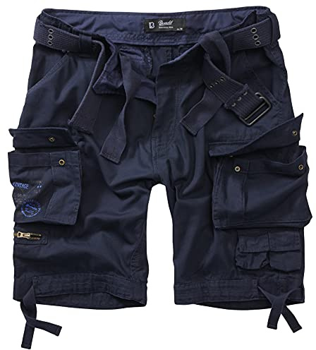 Brandit Savage Vintage Shorts, Farbe: Navy, Größe: M