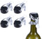 Tappo per Spumante, 4 Pezzi Bottiglie in Acciaio Inossidabile Professionale Vino Frizzante per sigillare Champagne