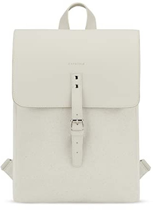 Expatrié Damenrucksack Cream - Anouk - Eleganter Kleiner Tagesrucksack Für City Stadt - Rucksack Damen Klein 10L - Canvas & Leder - Wasserabweisend