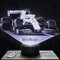 Nachttischlampe - Touch-Nachtlicht Formule 1 N. Mazepin F1 Team 3D-LED-Lampe Illusion, Geschenkidee Weihnachten Geburtstag Junge und Mädchen Nachttischlampe Kinder- oder Erwachsenenzimmer