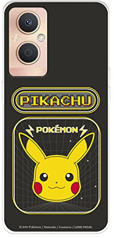 Schutzhülle für OPPO A96 4G Offizielles Pokemon Pikachu Videospiel Handyhülle zum Schutz Ihres Handys. Schutzhülle für OPPO aus flexiblem Silikon mit offizieller Lizenz von Pokémon