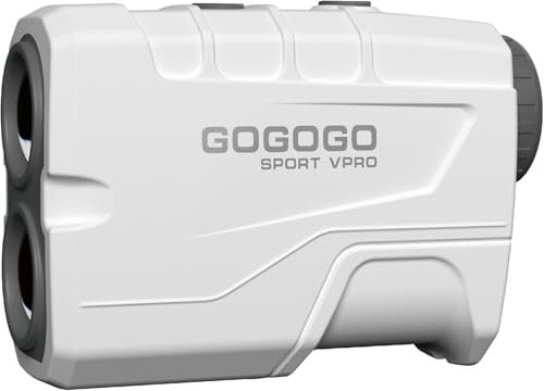 Gogogo Sport Vpro Golf Laser Entfernungsmesser 800M mit Slpoe-Schalter Magnetstreifen Turniermodus, Fast Flag-Lock mit Pulsvibration wiederaufladbar (GS19-800M)
