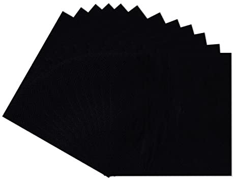 20PCS Black Serviettes Napkins - 33cm Solid Tissue Tableware for Party, Decorative Dinner Napkins, 2Ply