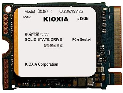 KIOXIA SSD 512GB M.2 2230 30mm NVMe PCIe 4.0 Gen 4 x 4 BG5 (OEM)
