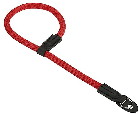 PATIKIL Camera Wrist Strap, Round Braided Adjustable Hand Wristlet Strap Lanyards Rope for DSLR Digital Camera Mirrorless Camcorder Flashlight Style1, Red