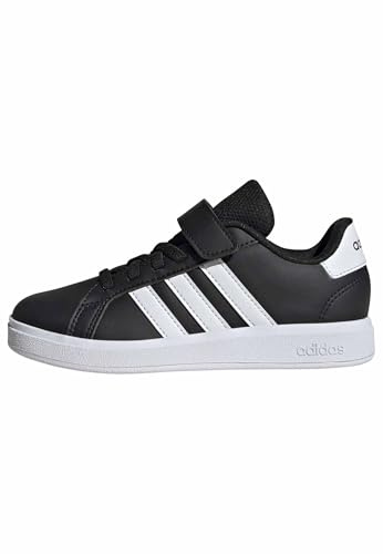adidas Unisex Kids Grand Court 2.0 Shoes Children, Core Black/Cloud White/Core Black, 11 UK Child