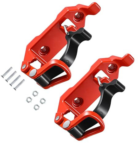 EIOLWJIEO 2 supports de pelle pour support de toit, accessoires de montage mural, supports de montage de pelle, Kit de montage pour support de à dégagement, Orange