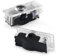 JOBOUND Projecteur ombre LED for porte de voiture, lumière de bienvenue for CLS CLA W117 W218 W219 classe EC Couple A207 C207, 2 pièces lumières de flaque d'eau de voiture (Size : For M-ercedes Benz