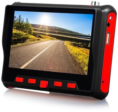 Tester per telecamere IP Tester CCTV HD Da 4.3 Pollici Monitor CVBS AHD CVI TVI Tester For Fotocamere 8MP 5MP 2MP 720P Tester For Cavi UTP Uscita PTZ 12V Monitor per tester TVCC di sicurezza