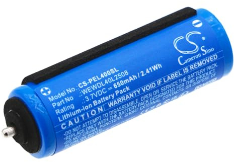 TCTK Akku 650mAh Kompatibel mit [Braun] 3722, 3722 S26.500, S26.523.3, 3723, 3723 S32.500, S32.533.5, für [Panasonic] EW-DE92, EW-DL40, EW-DL82, EWDE92, EWDL8 Ersetzt US14430VR, WEWDL40L2508