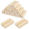 salbsever 10 Stück Holz Kartenhalter, Funktional Vielseitig Tischkartenhalter Holz Hochzeit Tischnummer Halter für Restaurants,Hochzeiten,Partys Fotoständer Holzständer (7x3.5x1.8cm)