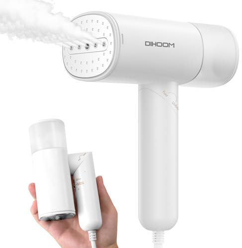 DIHOOM Dampfglätter, Tragbarer und Faltbarer Steamer Dampfglätter - 1000W,Schnell Aufheizender Automatischer Reise-Dampfglätter 150ML Tank, Geeignet für Reisen und den Heimgebrauch