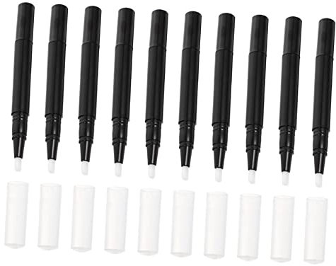 MUSISALY 10 Kosmetikstifte Lipgloss-applikatoren Tuben Für Nagelpflegeöle Kosmetikstift Kosmetikflüssigkeitsbehälter Leere Tube