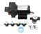 SUDEG Pompe A Eau 12V, Pompe à eau pour camping-car,Pompe à Membrane deau 3.0 gpm, Pompe de Suralimentation 55PSI /3.8bar pour Camping - Car/Caravane/Bateau