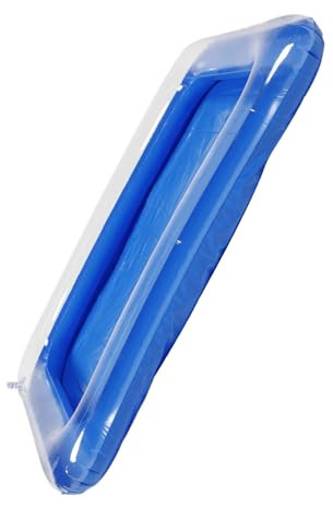 BESTonZON Piscina Vassoio Di Sabbia Con Coperchio Piscina Per Piscina in Miniatura Galleggiante Per Piscina Della Casa Delle Blue Pvc