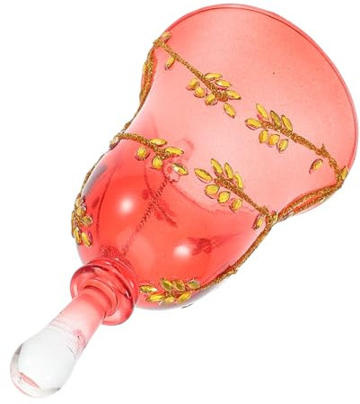 PRETYZOOM Glas-weihnachtsglocke-Ornament Dekorative Weihnachtsglocke Aus Glas Handglocke Für Weihnachtsessen Elegante Tischdekoration Für Feiertage
