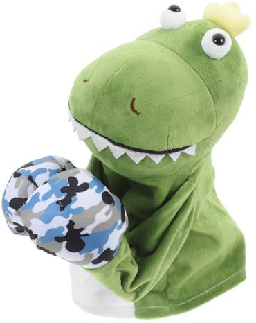 ibasenice Handpuppe B Die Marionetten Puppen Für Stretch Tierhandpuppe Tierpuppe Früherziehung Boxtierhandpuppe Grüne Bauchmuskeln