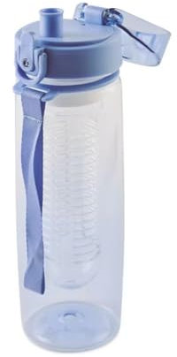 ark future Flavour Infused Drinking Bottle – 700ml Fruit Infuser Water Bottle – Leakproof Sports Bottle with Infusion Chamber – BPA Free – Available in Blue, Black, Green, Purple (Blue)