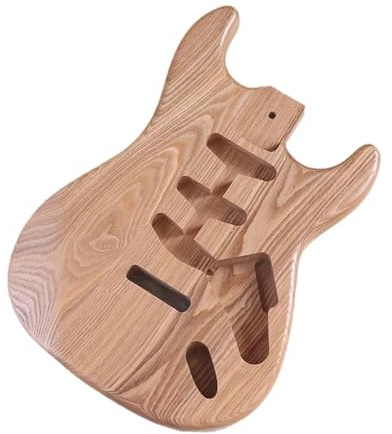 Oshhni E-Gitarrenkörper DIY DIY E-Gitarren Holzgitarrenfass für Gitarrenteile Zubehör