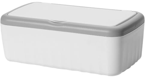 GALPADA White Rectangular Plastic Tissue Box Cover Wet Wipes Dispenser Box Extra Large Refillable Wipes Pouch Sealed Design Creative Stylish Storage for Home Use and Nurseries