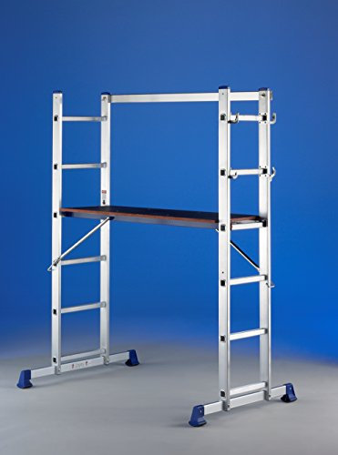 TRABATTELLO Multi-Position Aluminium Ladder Extruded nervato Lightweight