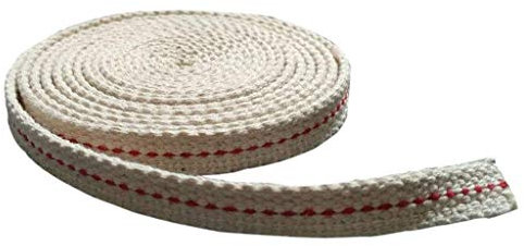 1 m langer, flacher Baumwolldocht für Öllampe / Laterne, für Kerosinlampe/-brenner, 11.5mm