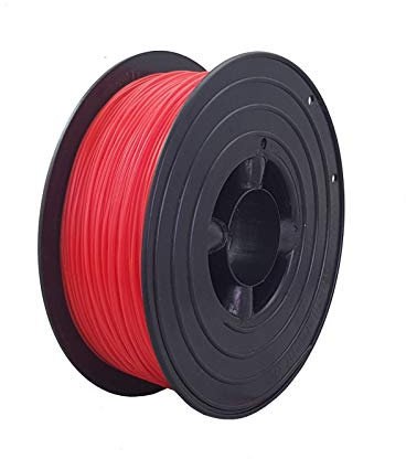 OWL-Filament Premium 3D PLA Filament Rot Transparent 1kg 1,75mm Made in Germany (Rot Transparent)
