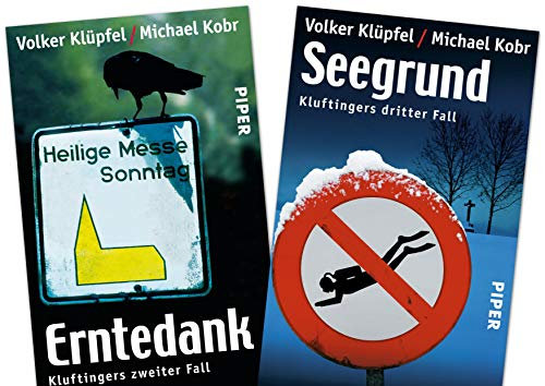 Allgäukrimis: Kommissar Kluftinger Erntedank und Seegrund zwei Fälle ( Band 2 und 3) im Geschenk Set von Volker Klüpfel