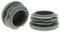 10 Pack Scaffold Round Inserts, Tube Insert, LDPE, Tube End Caps, Pipe Fittings, Plastic Feet (48.4mm, Grey)