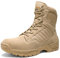 NORTIV 8 Stivali da Lavoro Tattici Militari da Uomo Escursionismo Pelle Stivali da Combattimento,Size 49.5,Sabbia,Desert