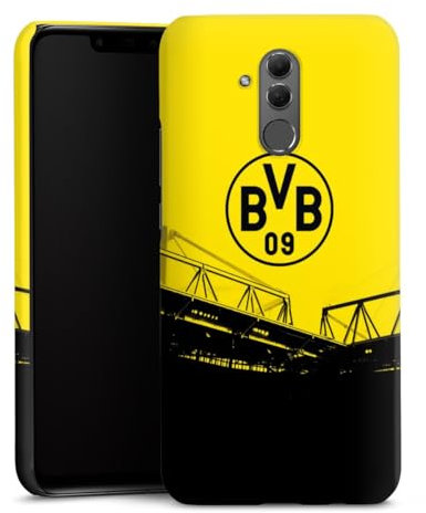 Premium Case kompatibel mit Huawei Mate 20 Lite Smartphone Handyhülle Schutzhülle matt Borussia Dortmund BVB Fanartikel