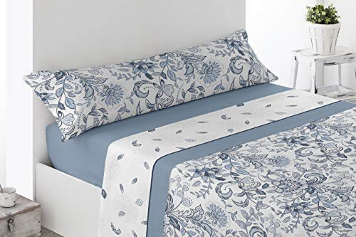 Miracle Home Bettwäsche Enix 135 x 200 cm blau