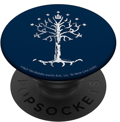 PopSocket : PopGrip The Lord of the Rings Tree of Gondor PopSockets Ausziehbarer Sockel und Griff für Handys/Tablets mit Tauschbarem Top
