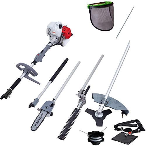 IKRA utensile multifunzione a scoppio 4in1 IBKH 33, incl. prolunga, scudo protettivo & lima per catena 4 mm