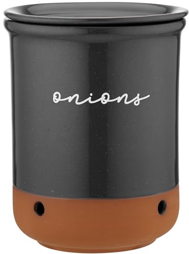 Ladelle Pot à oignons Eco - Charbon