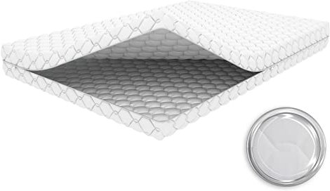 Crownmiller Microfaser Matratzenersatzbezug, Matratzenbezug 120x200 cm für Matratzen von 15 bis 20 cm, 60°C waschbar, 4-seitiger Reißverschluss