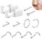 SOSPIRO 2 PCS Disposable Nose Piercing Tool Set with 10 Nose Studs No Pain Sterile Safety Self Nose Stud Tool Home Piercing Kit Tool White Asepsis Ear Piercing Kit for Girls Women