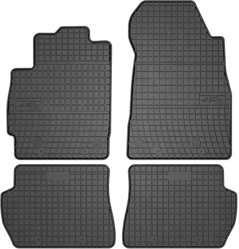 MOTOS Gummimatten Auto Fussmatte passend für Mazda 2 II 2007-2014 Verbessern Sie Ihren Reisekomfort mit Antirutschmatte Auto- Allwetter fußmatten Auto, Schutz vor Verschmutzung