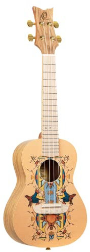 Ortega Guitars Ukulele Concerto Acustico – Art Series – Abete Rosso, Egypt (RUAR-EY)
