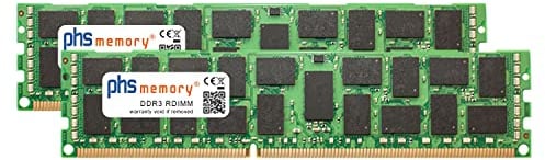 PHS-memory 16GB (2x8GB) Kit RAM Speicher kompatibel mit Cisco UCS EZ C260 Pack w/E7-2860 DDR3 RDIMM 1333MHz PC3-10600R