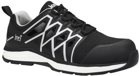 ELTEN jo_Swift Air Black Low ESD S1PS | Sicherheitsschuhe für Damen & Herren, Kunststoffkappe, leicht, atmungsaktiv