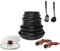 Arthur Martin AM1502 Batterie de Cuisine 15 Pieces - poignée Amovible Effet Bois - Tous Feux Dont Induction