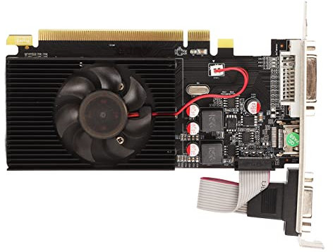 ciciglow Grafikkarte für Radeon HD 7450, 2 GB, GDDR3, 64 Bit, PCI Express X16 3.0, PC-Grafikkarte, Low-Profile-Grafikkarte, Computer-GPU