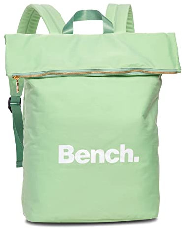 Bench Damen City Girls fold over Rucksack Kurierrucksack Daypack Backpack 64187, Farbe:Mint