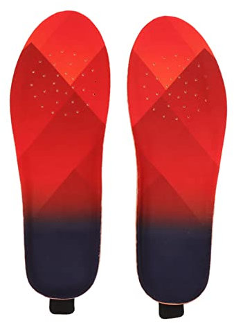 Beheizte Einlegesohlen, Wiederaufladbarer USB-Fußwärmer mit Fernbedienung, 3 Temperaturstufen, Elektrisch Beheizte Einlegesohlen, Graphen-Fußwärmer für Damen und Herren (Größe 39-42)