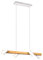 Trio Leuchten Pendelleuchte Marley 312490431, Metall Weiß matt, Holz, exkl. 4x GU10