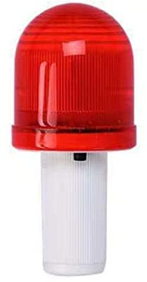 Côté de route Dome Lumière, Alarme de sécurité stroboscope Signal avertissement Professionnel Red Beacon Traffic Traffic Block Road Roads Floger Anti Feld Collision Sécurité pour le camping(rouge)