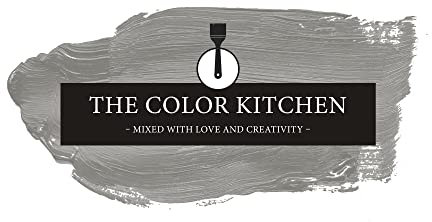 Livingwalls THE COLOR KITCHEN universelle Wandfarbe - Malerfarbe für Wohnräume und Arbeitszimmer - matte Innenfarbe in Grau - 2,5l Deckfarbe in TCK1010