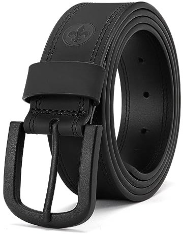 CHAOREN Gürtel Herren Arbeitsgürtel Leder, Ledergürtel Herren, 38mm Perfekte Passform für Jeans und Arbeitshose